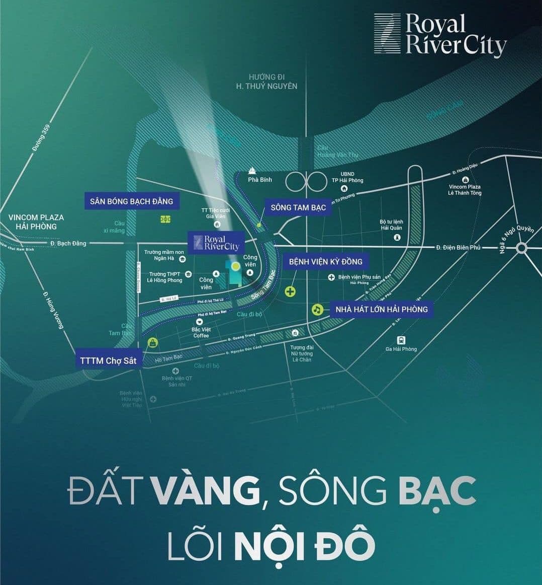 vị trí royal river city