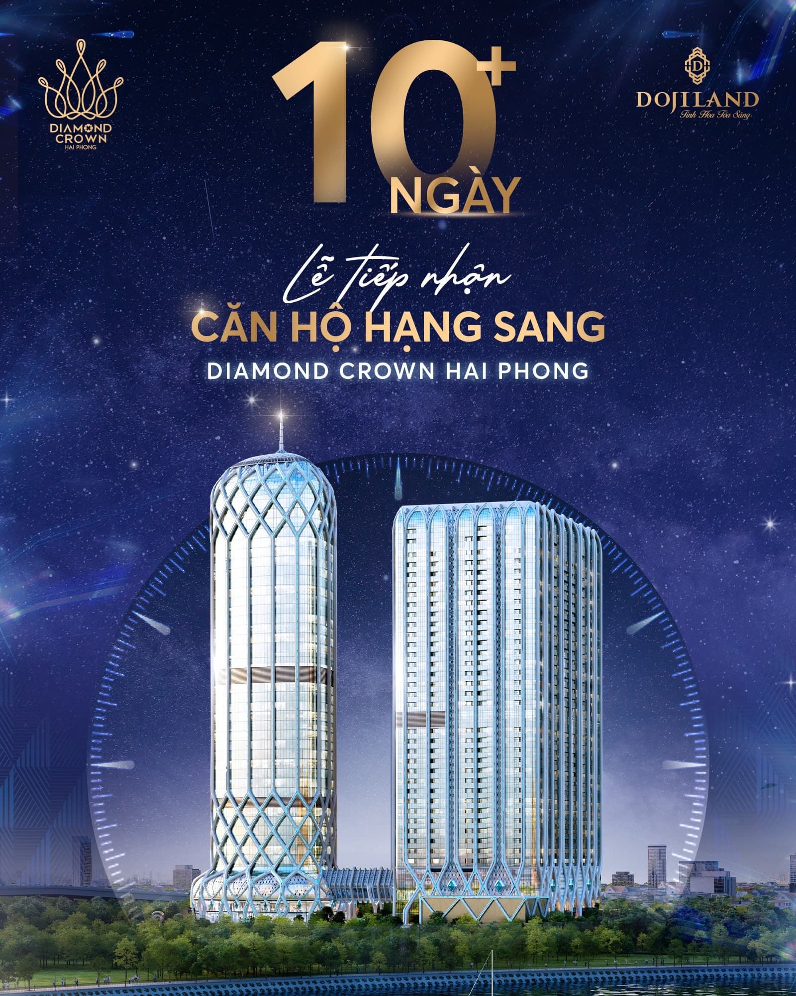 Còn 10 ngày nữa Diamond Crown chính thức bàn giao