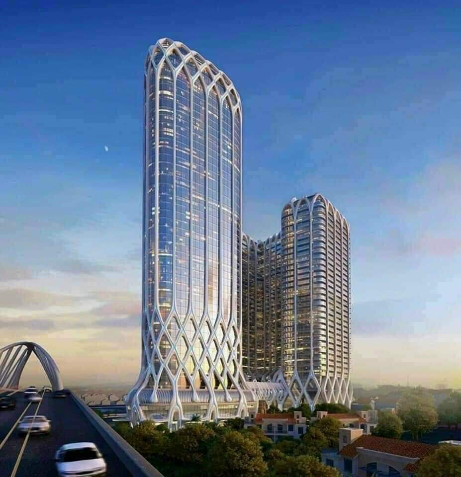 Khu phức hợp Hải Phòng Diamond Crown Plaza bao gồm một tòa chung cư cao cấp và một tòa tháp khách sạn.