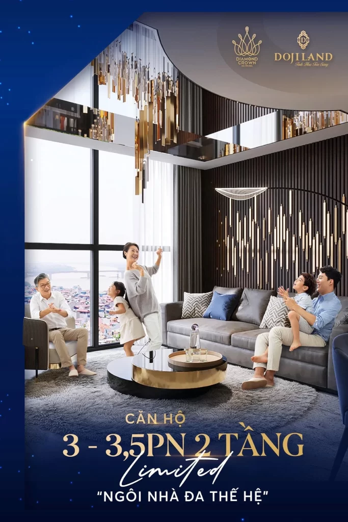 Penthouse, Duplex Diamond Crown Hải Phòng nổi bật giữa thành phố Hải Phòng