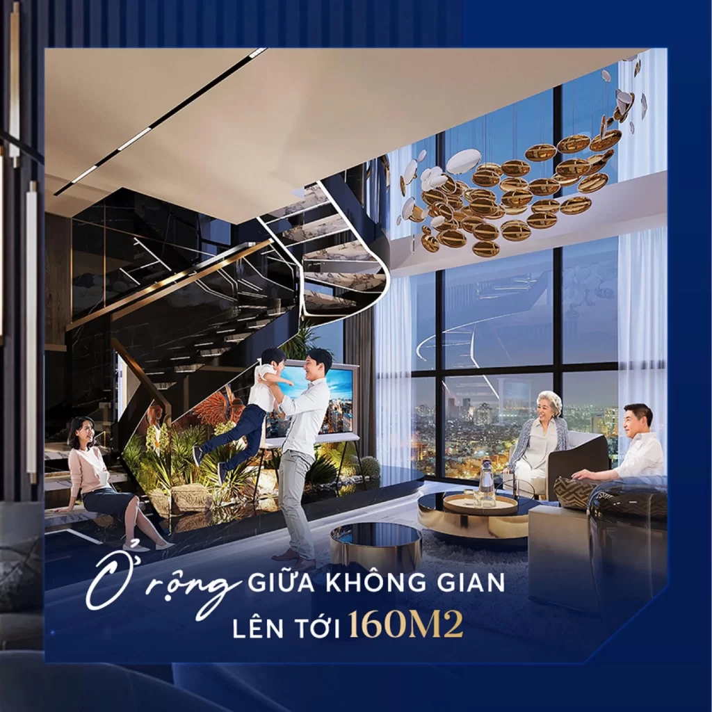 Penthouse, Duplex tại Diamond Crown Hải Phòng của Dojiland