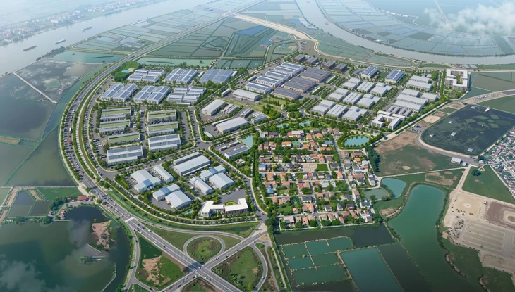 Tổng thể Khu công nghiệp Tràng Cát Hải PHòng